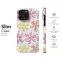Abstract Pink Yellow Floral Print Phone Case iPhone Samsung Cover Pixel 5423 - Image 7