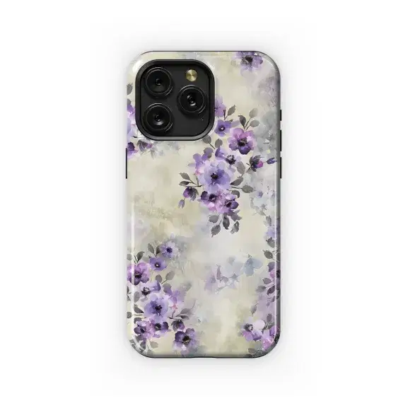 Abstract Seamless Flower Pattern Phone Case iPhone Samsung Cover Pixel 2349 - Image 1