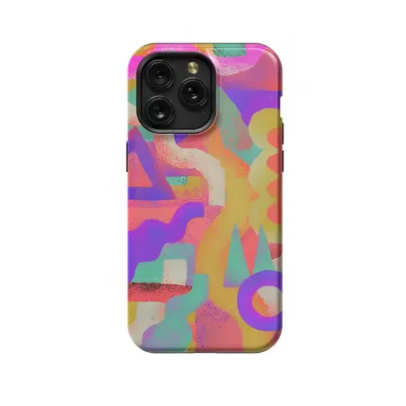 Abstract Shapes Phone Case iPhone Samsung Cover Pixel 1384 - Image 1