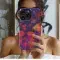 Abstract Starburst Watercolor Mushroom Bottom Phone Case iPhone Samsung Cover Pixel 3333 - Image 2