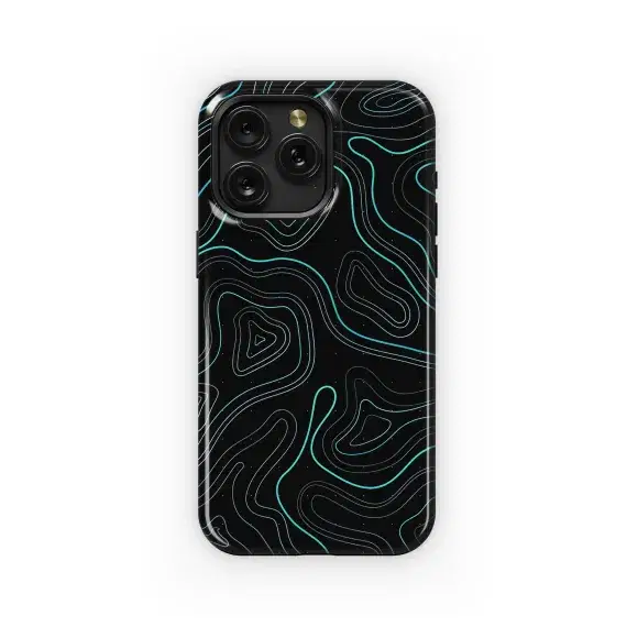 Abstract Topographic Lines
 Phone Case iPhone Samsung Cover Pixel 5671 - Image 1