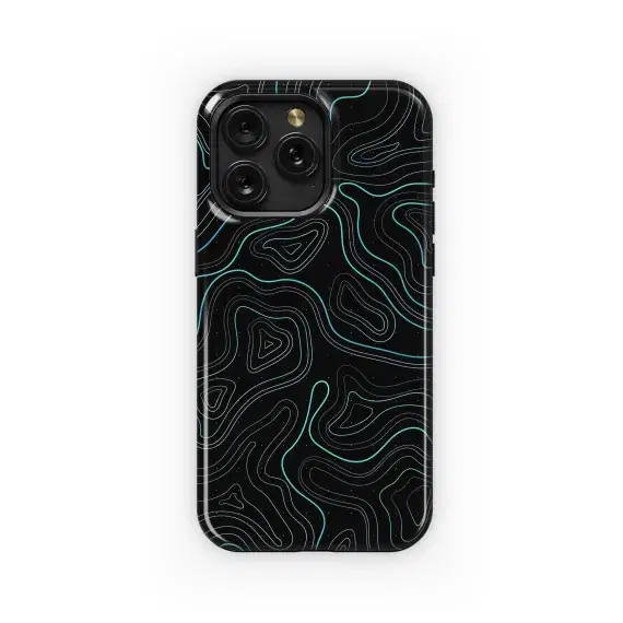 Abstract Topographic Lines
 Phone Case iPhone Samsung Cover Pixel 5678 - Image 1