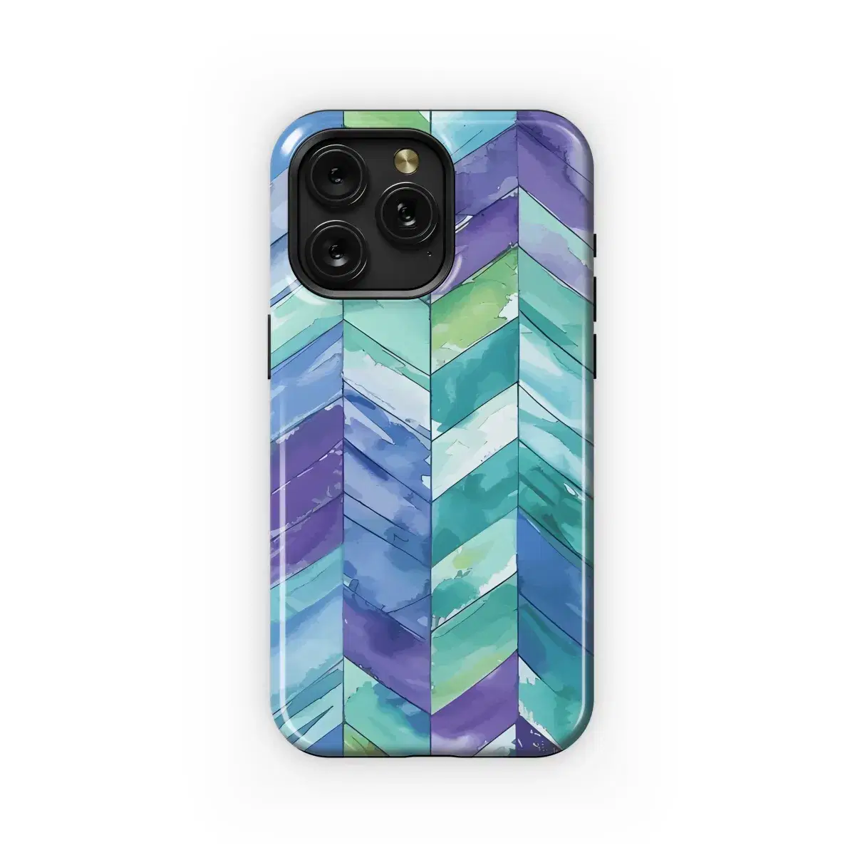 Abstract Watercolor Brush Strokes Phone Case iPhone Samsung Cover Pixel 2450 - Image 1