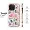 Abstract Watercolor Pink Coral Floral Pattern Phone Case iPhone Samsung Cover Pixel 5439 - Image 6