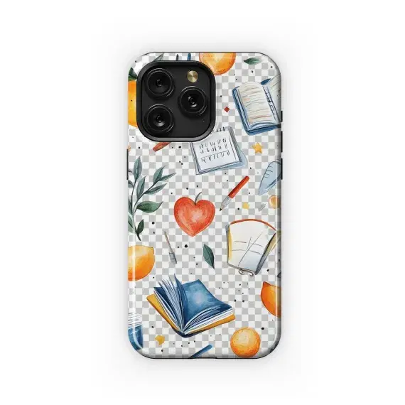 Academic Watercolor Pattern Phone Case iPhone Samsung Cover Pixel 5174 - Image 1