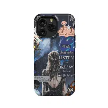 Acotar Collage Celestial Acomaf Night Court Moon Phone Case iPhone Samsung Pixel & More - Image 1