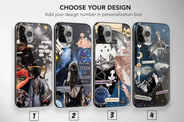 Acotar Phone Case Aesthetic Night Court Symbol Acomaf Cover