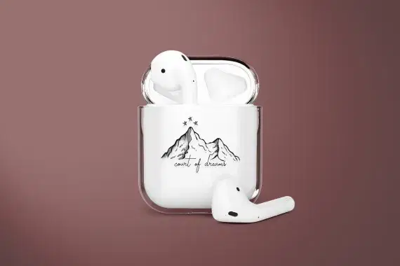 Acotar Velaris Airpods Case, Night Court City Symbol Acomaf Cover for Airpods 2, Airpods 2 Pro, Airpods Pro, Airpods 3 - Image 1