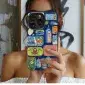 Adorable Coffee Love Pattern Phone Case iPhone Samsung Cover Pixel 5356 - Image 1