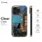 Aesthetic Dreamy Night Sky City Black Cat with Woman Phone Case iPhone Samsung Cover Pixel 1024 - Image 7