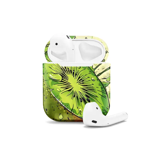 Aesthetic Kiwi Drawing AirPods Case AirPods Pro AirPods Pro 2 AirPods 3 AirPods 2 Glossy 1061