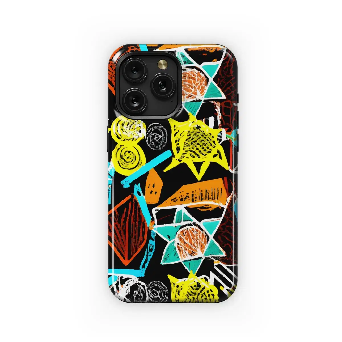 African Print Phone Case iPhone Samsung Cover Pixel 2932 - Image 1