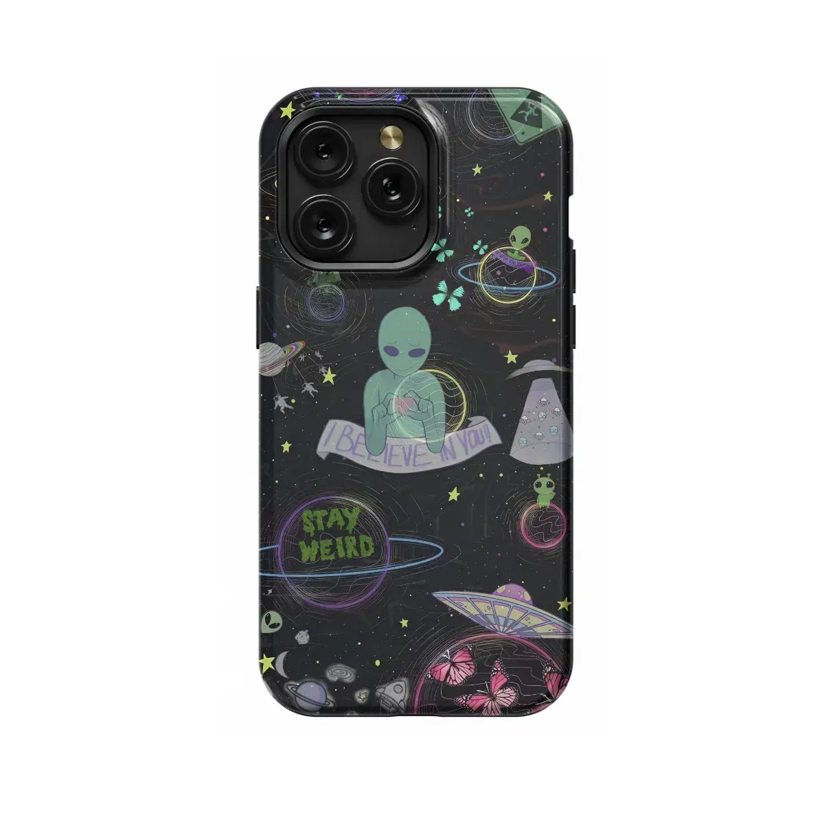 Aliens Phone Case iPhone Samsung Pixel & More 508 - Image 1