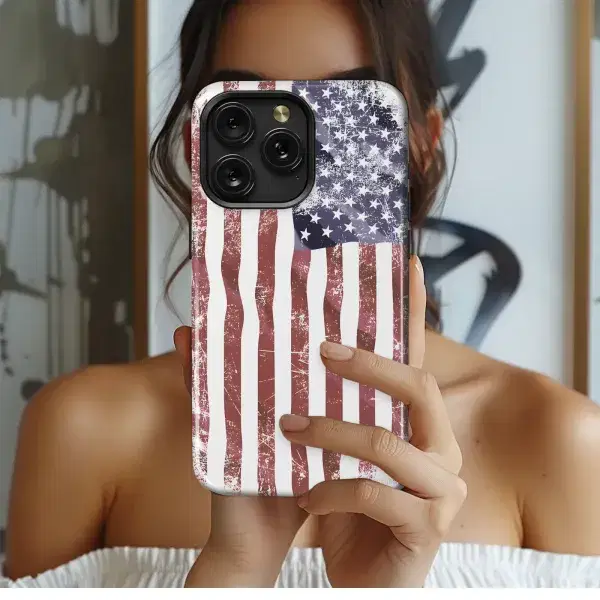 American Flag Distressed
 Phone Case iPhone Samsung Cover Pixel 5721 - Image 1