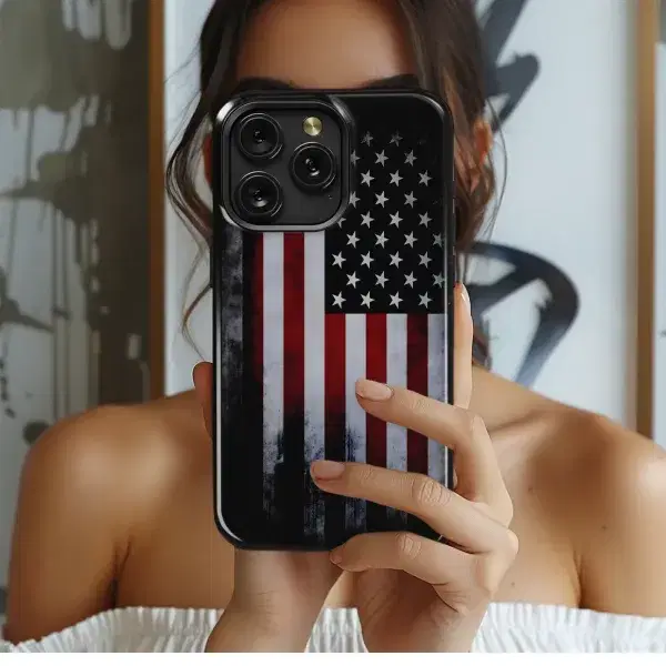 American Grunge Flag
 Phone Case iPhone Samsung Cover Pixel 5723 - Image 1