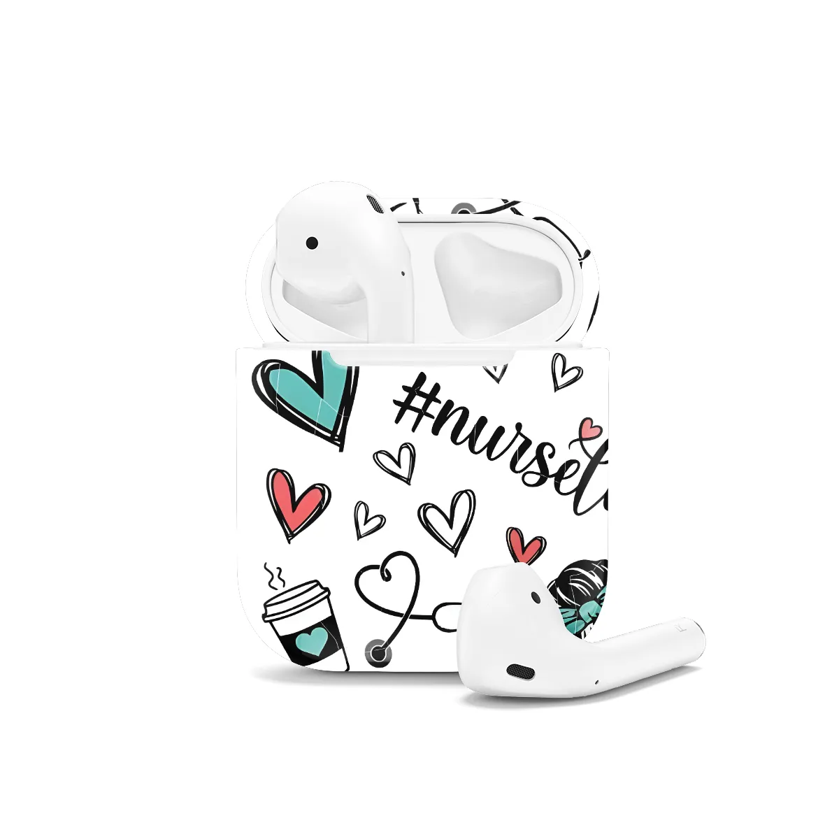 Anatomy Lovely Nurse AirPods Case AirPods Pro AirPods Pro 2 AirPods 3 AirPods 2 Glossy 1506 - Image 1