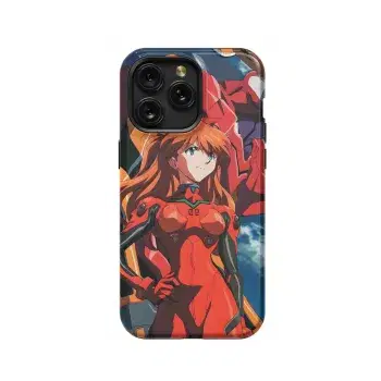 Anime Evangelion Eva 02 Phone Case iPhone Samsung Pixel & More #257 - Image 1