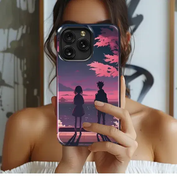 Anime Night Sky Phone Case iPhone Samsung Cover Pixel 2132 - Image 1