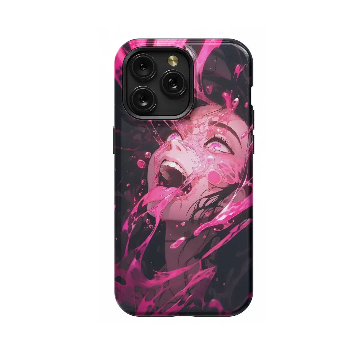Anime Pink Girl Phone Case iPhone Samsung Cover Pixel 630 - Image 1