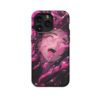 Anime Pink Girl Phone Case iPhone Samsung Cover Pixel 631 - Image 1