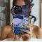 Anime White Cat in Flowers Phone Case iPhone Samsung Cover Pixel 3623 - Image 2