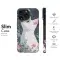 Anime White Cat in Flowers Phone Case iPhone Samsung Cover Pixel 3624 - Image 7