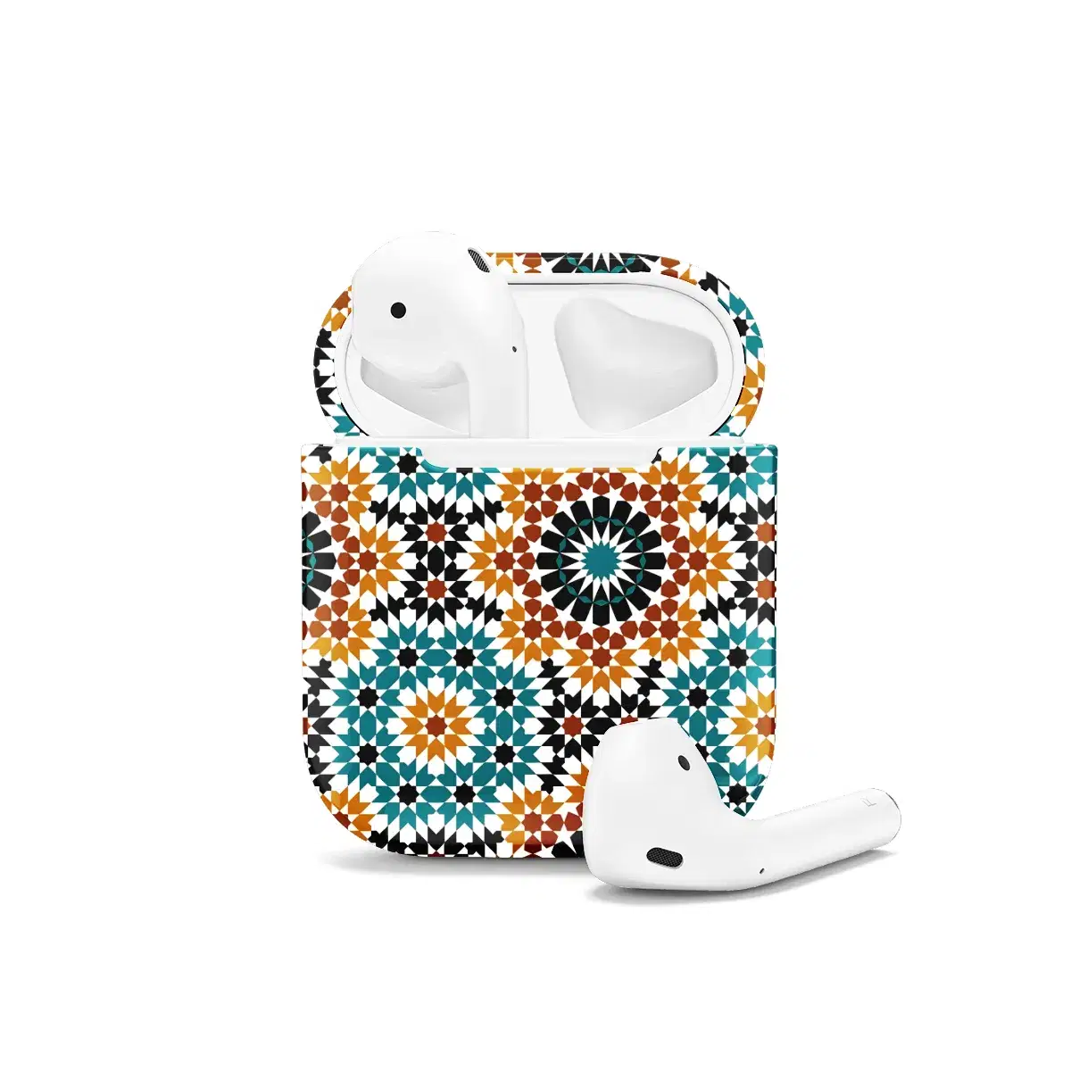 Arabic Geometric Ornament AirPods Case AirPods Pro AirPods Pro 2 AirPods 3 AirPods 2 Glossy 1395 - Image 1