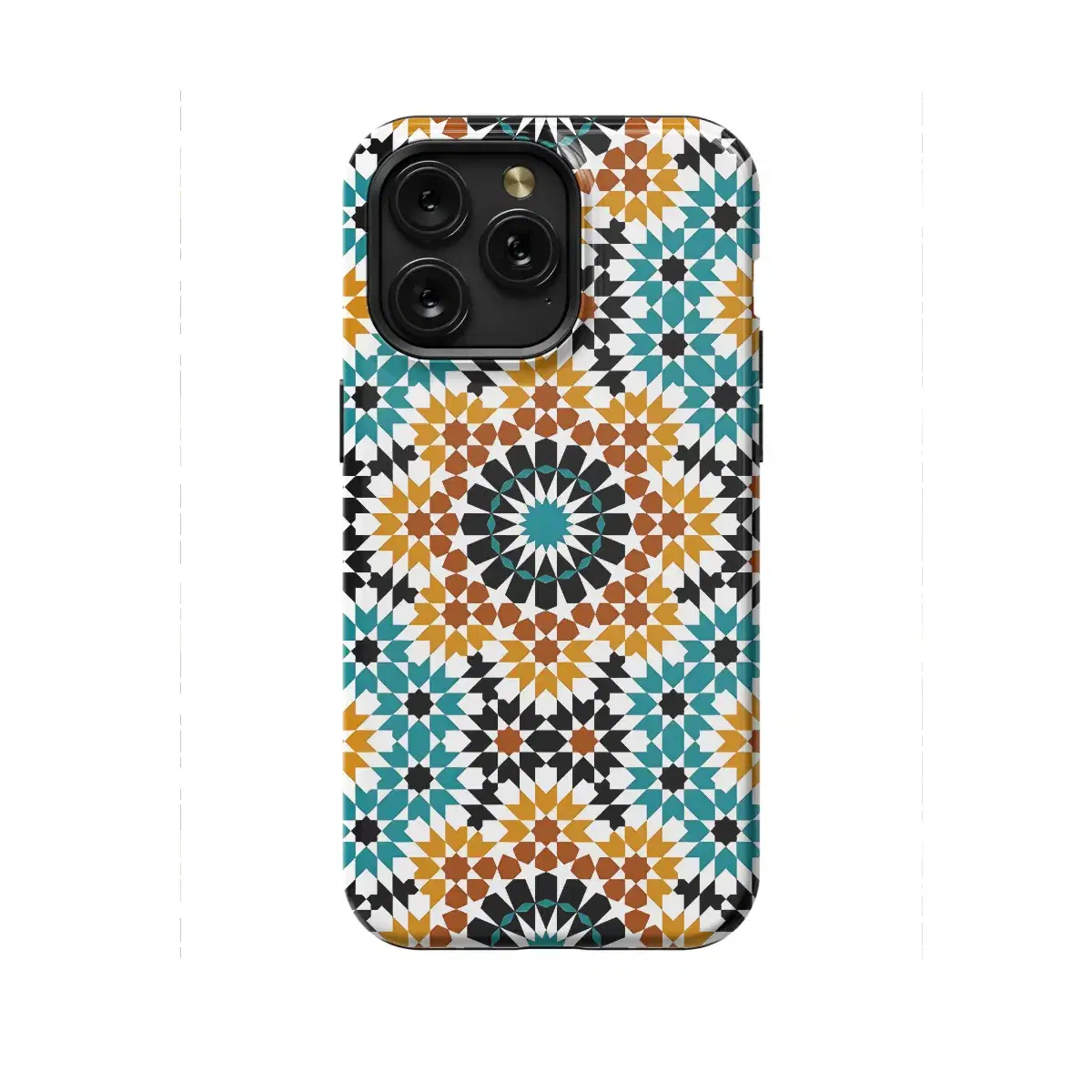 Arabic Geometric Ornament Phone Case iPhone Samsung Cover Pixel 1395 - Image 1