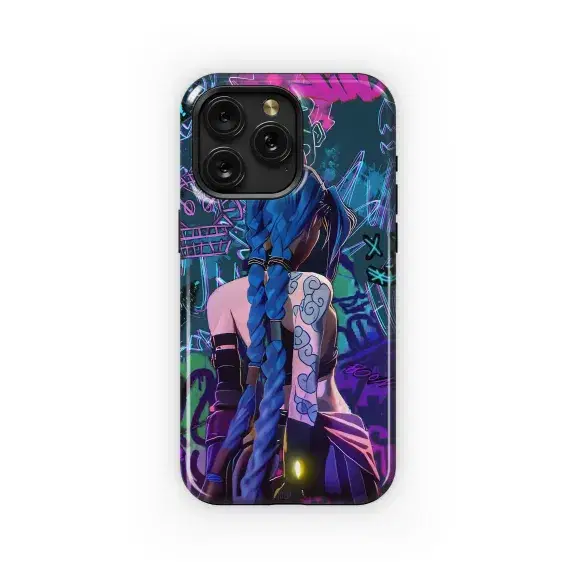 Arcane Neon Graffiti Art Phone Case iPhone Samsung Cover Pixel 4052 - Image 1