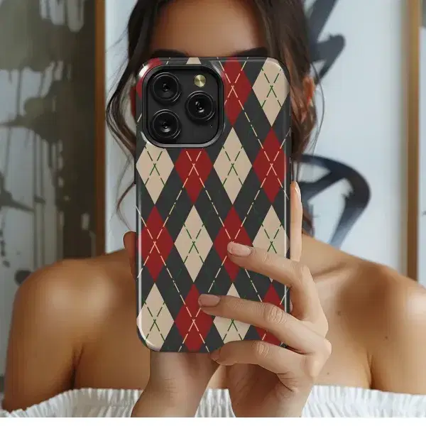 Argyle Diamond Pattern
 Phone Case iPhone Samsung Cover Pixel 5587 - Image 1
