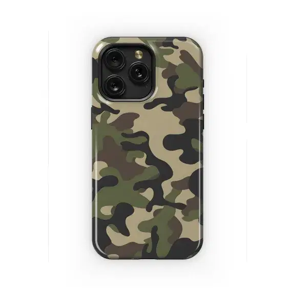Army Camo Print Pattern Phone Case iPhone Samsung Cover Pixel 2188 - Image 1