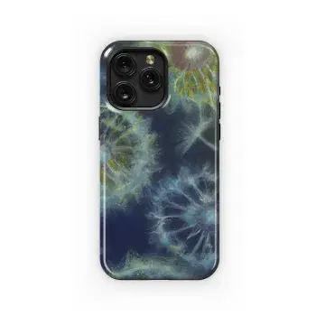 Artistic Pastel Dandelion Brushstrokes Phone Case iPhone Samsung Cover Pixel 3550 - Image 1