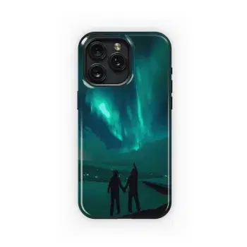 Aurora Borealis Lovers
 Phone Case iPhone Samsung Cover Pixel 4633 - Image 1