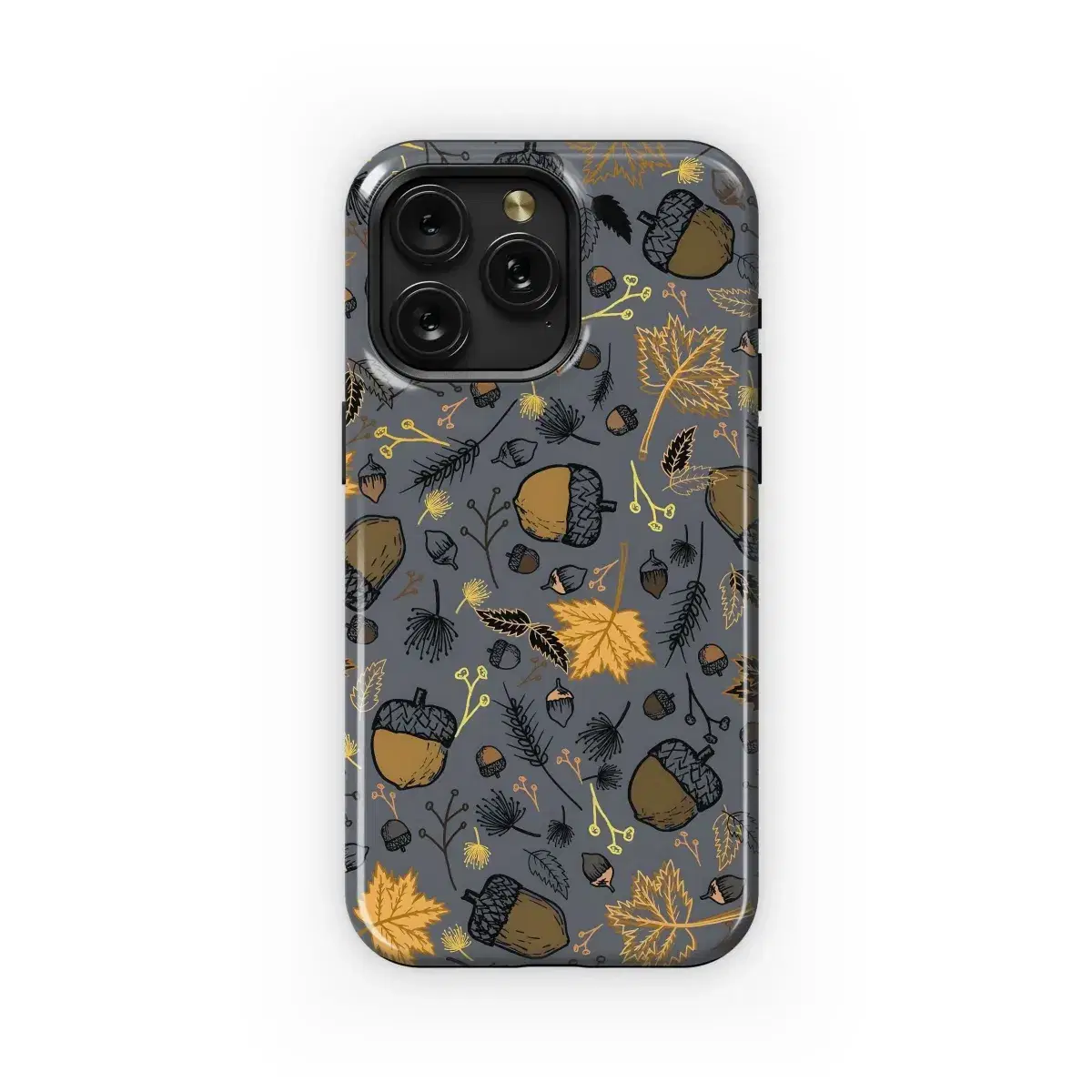 Autumn Leaves and Acorns Phone Case iPhone Samsung Cover Pixel 5418 - Image 1