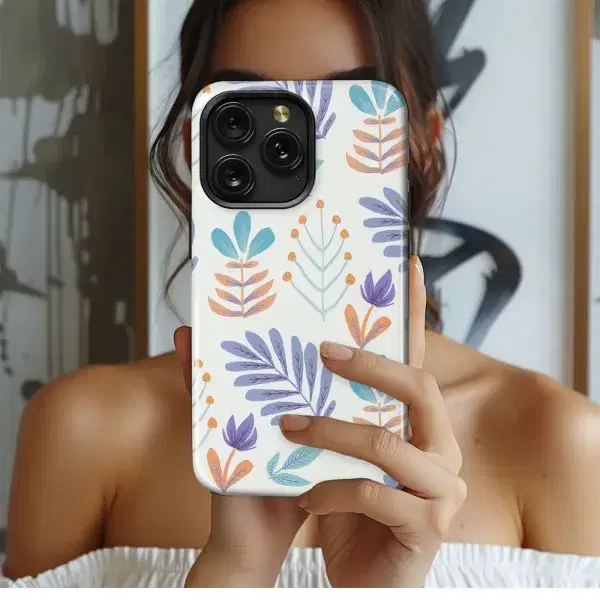 Autumn Leaves and Acorns Phone Case iPhone Samsung Cover Pixel 5418 - Image 1