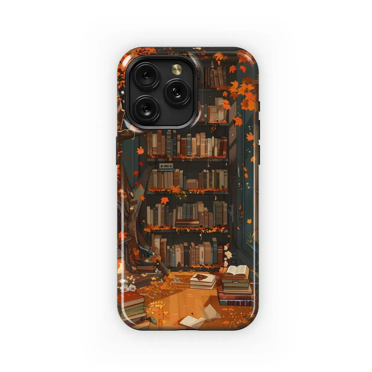 Autumn Magic and Book Phone Case iPhone Samsung Cover Pixel 1748 - Image 1