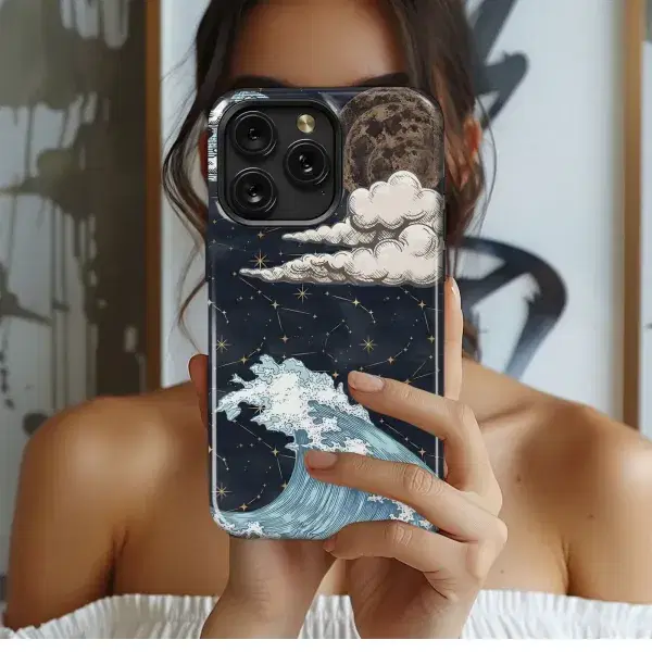Autumn Temple Steps
 Phone Case iPhone Samsung Cover Pixel 5536 - Image 1