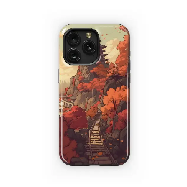 Autumn Temple Steps
 Phone Case iPhone Samsung Cover Pixel 5536