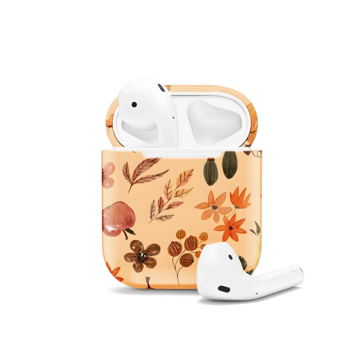 Seamless Autumn Pattern AirPods Case AirPods Pro AirPods Pro 2 AirPods 3 AirPods 2 Glossy 1756 - Image 1