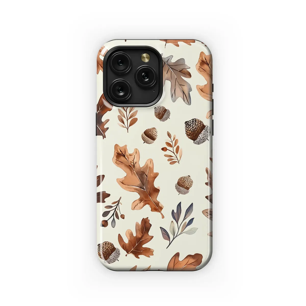 Autumn Whispers Watercolor Woodland Art Phone Case iPhone Samsung Cover Pixel 7652 - Image 1