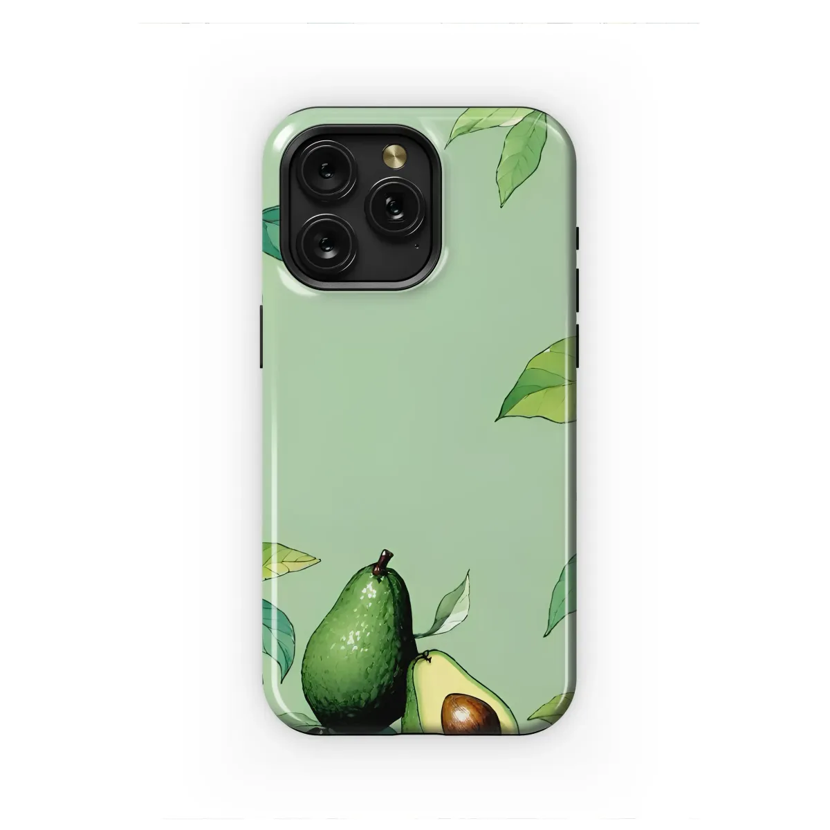 Avocado Grove Botanical Illustration Phone Case iPhone Samsung Cover Pixel 7291 - Image 1
