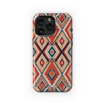 Aztec Rhombus Blouse Phone Case iPhone Samsung Cover Pixel 3498 - Image 1