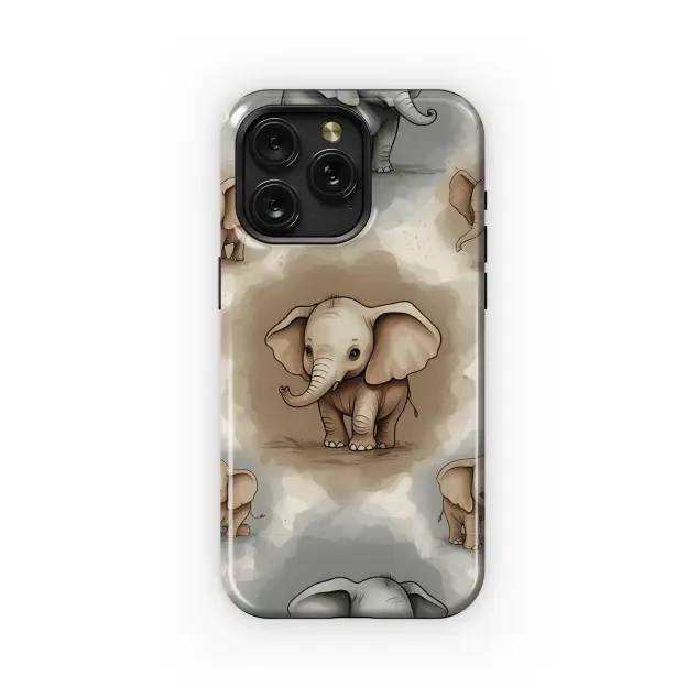 Baby Elephant Phone Case iPhone Samsung Cover Pixel 3764