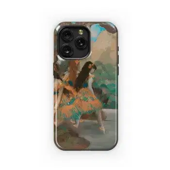 Ballet Dancers Painting Phone Case iPhone Samsung Cover Pixel 2407 - Image 1