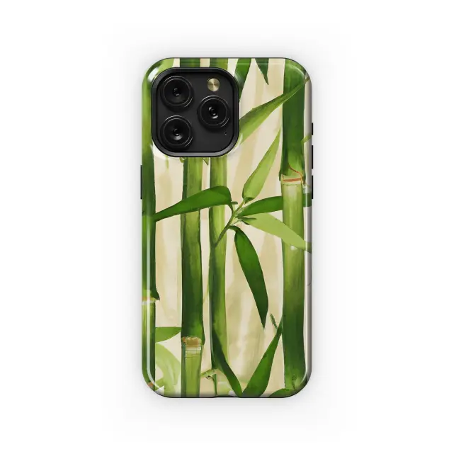 Bamboo Leaves Phone Case iPhone Samsung Cover Pixel 3647