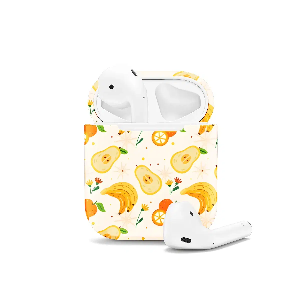 Banana Pattern AirPods Case AirPods Pro AirPods Pro 2 AirPods 3 AirPods 2 Glossy 1173 - Image 1