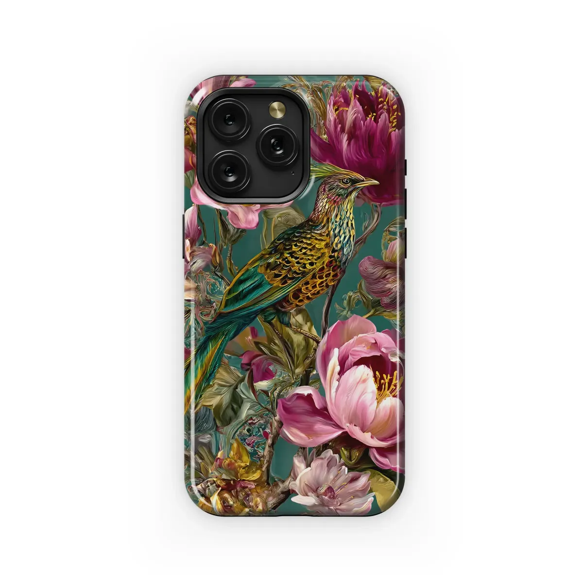 Baroque Aviary in Lush Bloom Phone Case iPhone Samsung Cover Pixel 6341 - Image 1