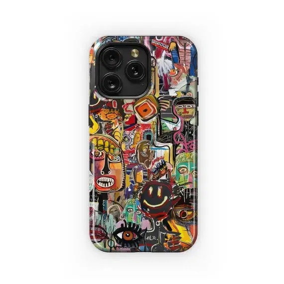 Basquiat Art Phone Case iPhone Samsung Cover Pixel 1876 - Image 1