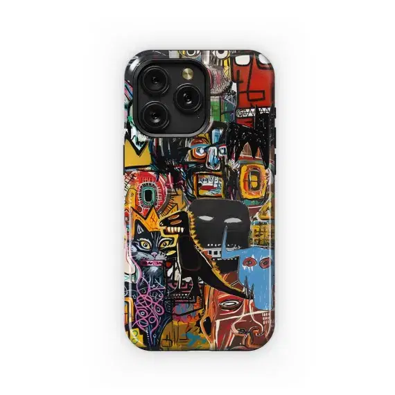 Basquiat Art Phone Case iPhone Samsung Cover Pixel 1878 - Image 1
