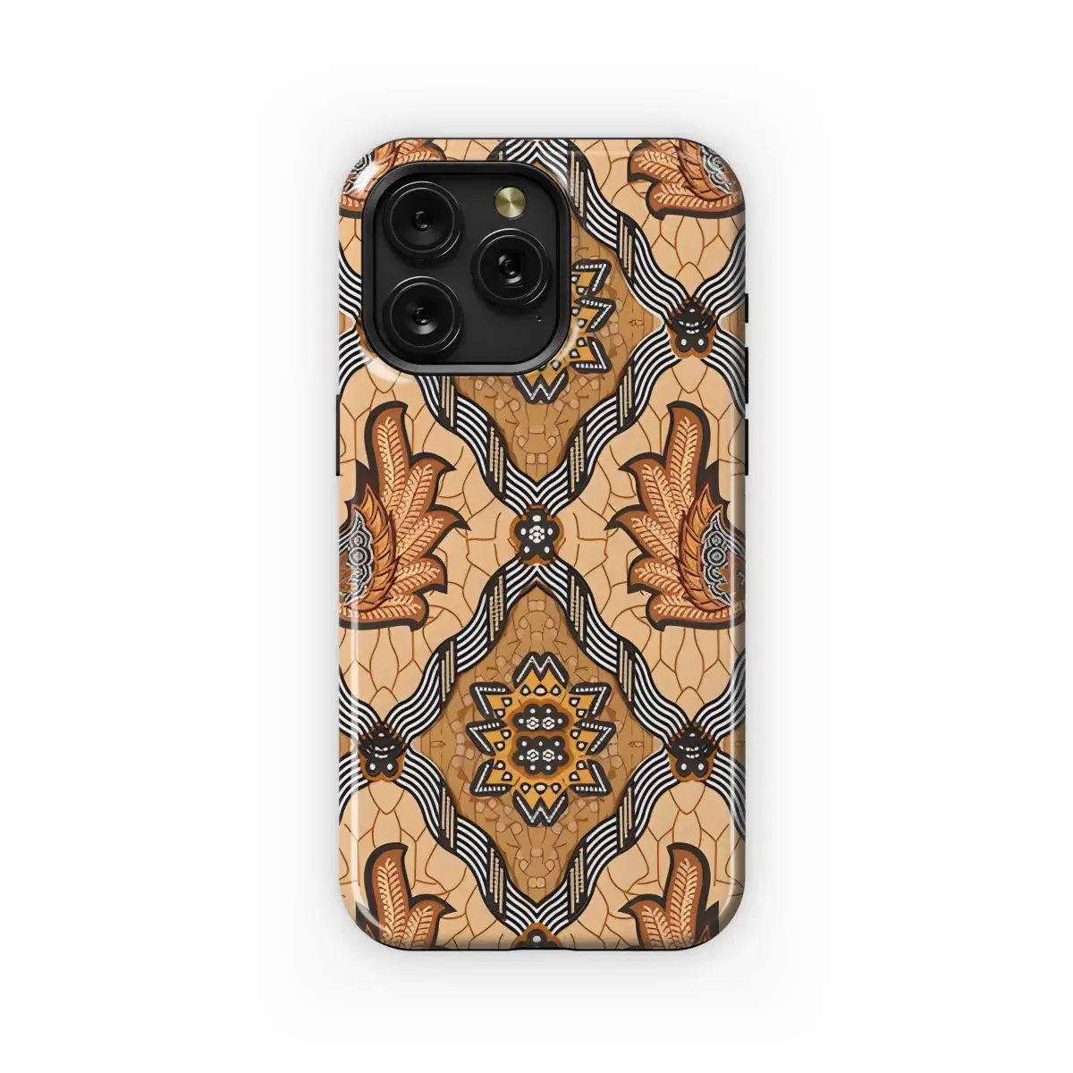 Batik Motif Indonesian Phone Case iPhone Samsung Cover Pixel 3810 - Image 1